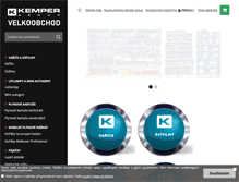 Tablet Screenshot of kempergroup.cz